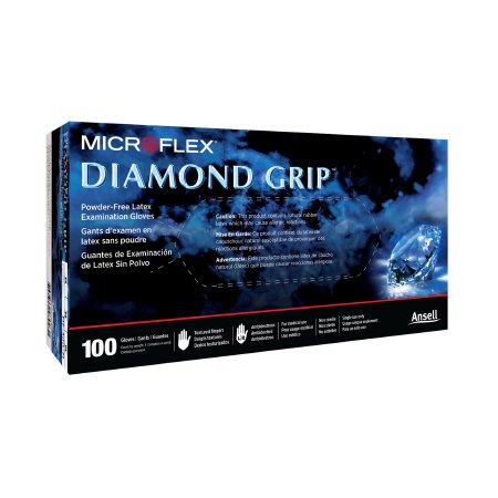 Gloves Exam Latex P-F Diamond Grip™ Small NonSte .. .  .  